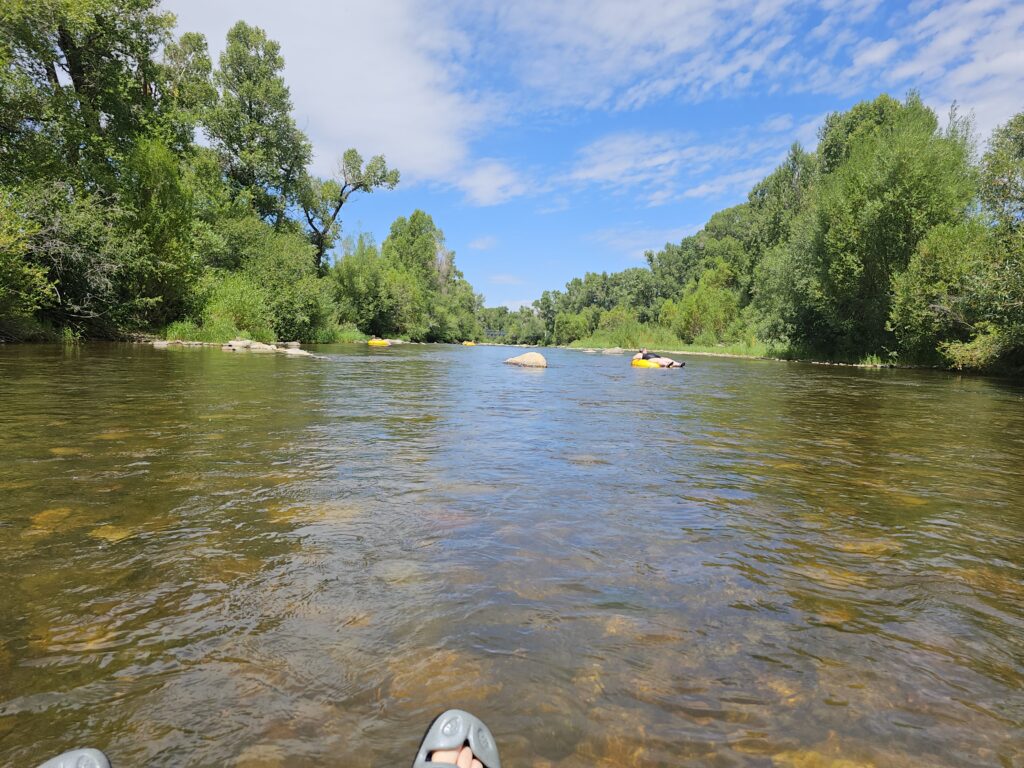 Tube float on Yampa