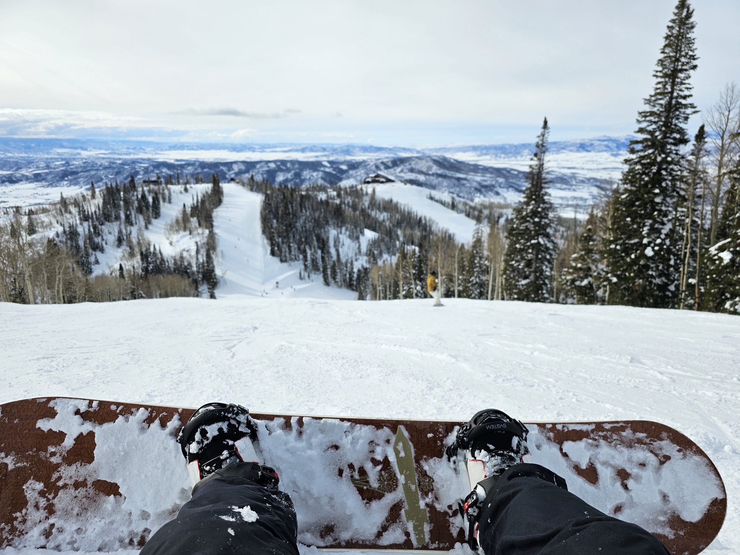 The view from Tomahawk ski run